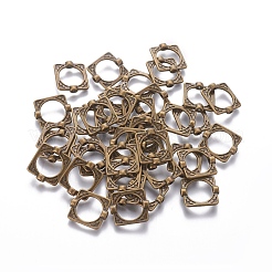 Tibetan Style Alloy Bead Frames&nbsp;TIBEB-6761-AB-FF