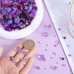 100G 5 Styles Acrylic Beads&nbsp;OACR-SC0001-72A