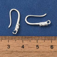Rack Plating Brass Micro Pave Clear Cubic Zirconia Earring Hooks&nbsp;KK-A231-04S