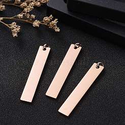 Ion Plating(IP) 304 Stainless Steel Pendants&nbsp;LS-STAS-I311-14A-RG