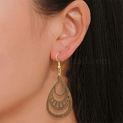 8 Pairs 4 Style 304 Stainless Steel Dangle Earrings&nbsp;EJEW-YW00002