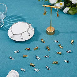 100Pcs 2 Styles Tibetan Styles Alloy Pendants&nbsp;FIND-DC0007-10