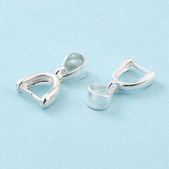 925 Sterling Silver Ice Pick Pinch Bails&nbsp;STER-Z001-121S-03