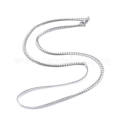 Men's 667 Stainless Steel Cuban Link Chain Necklaces&nbsp;NJEW-G340-01P-1