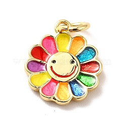 Rack Plating Brass Pendants&nbsp;KK-M230-30G