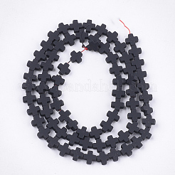 Spray Painted Non-magnetic Synthetic Hematite Beads Strands&nbsp;G-T116-18A-17
