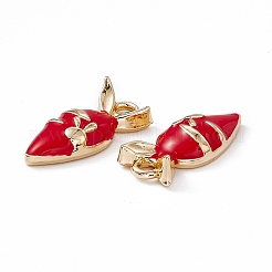Alloy Enamel Pendants&nbsp;PALLOY-P287-12G