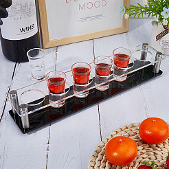 6-Hole Acrylic Wine Glass Organizer Holder&nbsp;ODIS-WH20001-01C