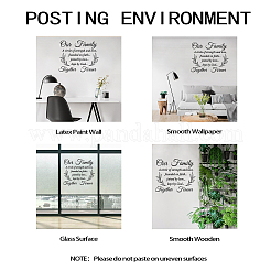 PVC Quotes Wall Sticker&nbsp;DIY-WH0200-056