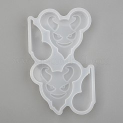 Demon Straw Topper Silicone Molds Decoration&nbsp;X-DIY-J003-10