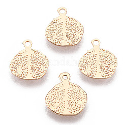 Rack Plating Brass Filigree Charms&nbsp;KKC-T001-47KC