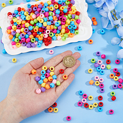 400Pcs Acrylic European Beads&nbsp;MACR-DC0001-16