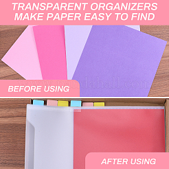 Plastic Stationery Storage Pockets&nbsp;AJEW-GF0009-32