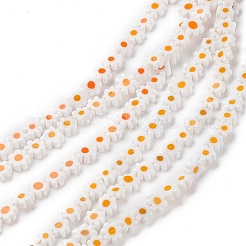 Handmade Millefiori Glass Bead Strands&nbsp;LAMP-J035-8mm-23