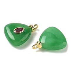 Dyed Natural White Jade Pendants&nbsp;G-H328-04G-B10
