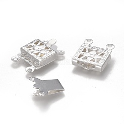 304 Stainless Steel Box Clasps&nbsp;STAS-P249-05S