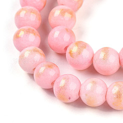 Natural Mashan Jade Beads Strands&nbsp;G-A255-A01-02B