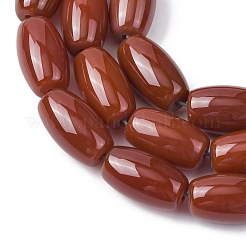 Oval Natural Carnelian Beads Strands&nbsp;G-D622-06-G-A