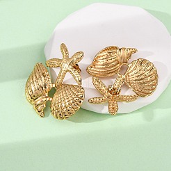 304 Stainless Steel Stud Earrings&nbsp;EJEW-L304-07G