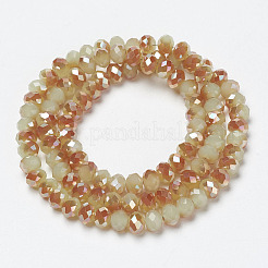 Electroplate Glass Beads Strands&nbsp;EGLA-A034-J2mm-J04