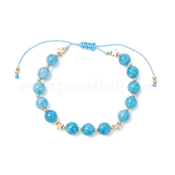 Natural Quartz Beads Braided Bead Bracelets for Women&nbsp;BJEW-JB12529-01