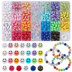 DIY Smiling Face Stretch Bracelet Making Kit&nbsp;DIY-YW0007-61