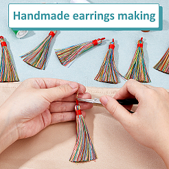 30Pcs Polyester Tassel Big Pendant Decorations&nbsp;FIND-FH0010-73