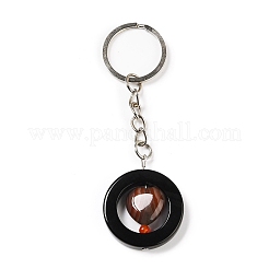 Natural Agate Pendant Keychain&nbsp;KEYC-C004-01