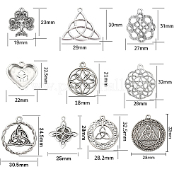 Tibetan Style Alloy Pendants&nbsp;TIBEP-SC0001-05AS