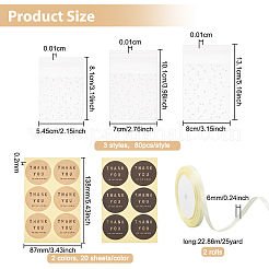 Dot Round Thank You Self-Adhesive Paper Gift Tag Stickers&nbsp;DIY-BC0006-31