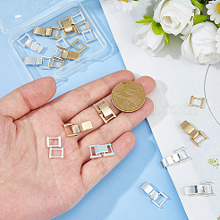 12Pcs 2 Colors Brass Watch Band Clasps&nbsp;KK-DC0005-03