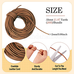 20M Cowhide Leather Cord&nbsp;WL-TA0001-07