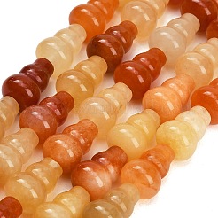 Natural Golden Silk Jade Beads Strands&nbsp;GG-CBA47A4-A01-18X13MM