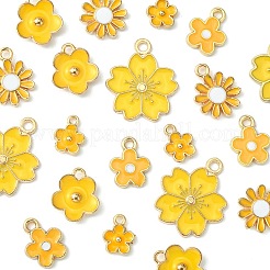 20Pcs 5 Style Alloy Enamel Pendants&nbsp;ENAM-YW0003-27