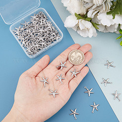 100Pcs 316 Surgical Stainless Steel Pendants&nbsp;STAS-SC0004-45