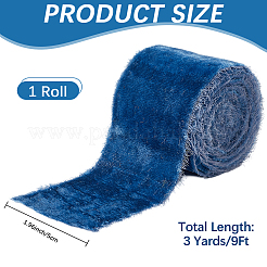 3 Yards Nylon Ribbon with Raw Edge&nbsp;SRIB-WH20020-024G