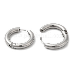 Rack Plating Brass Huggie Hoop Earrings for Women&nbsp;EJEW-D059-13B-P