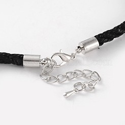 Braided Nylon Cord Necklace Making&nbsp;MAK-L007-01