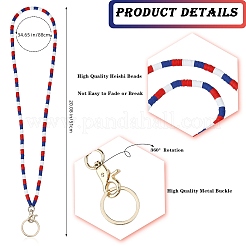 Polymer Clay Beads Neck Strap Lanyard&nbsp;NJEW-SW00063