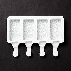 Food Grade DIY Rectangle Ice-cream Silicone Molds&nbsp;LS-DIY-D062-06B