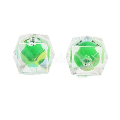UV Plating Opaque Acrylic Beads&nbsp;OACR-S142-05B