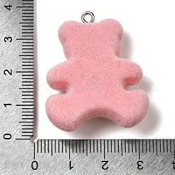 Flocky Resin Pendants&nbsp;LS-RESI-E059-02B
