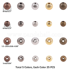 Brass Textured Beads&nbsp;KK-PH0035-88-NF