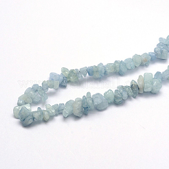 Natural Aquamarine Beads Strands&nbsp;G-O049-B-21