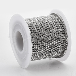 304 Stainless Steel Rhinestone Strass Chains&nbsp;CHS-R012-D-01