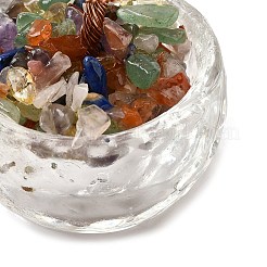 Natural Amethyst Chips Tree of Life Decorations&nbsp;DJEW-Q010-01D