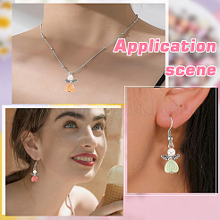 100Pcs Acrylic Alloy Pendants&nbsp;PALLOY-HY00114