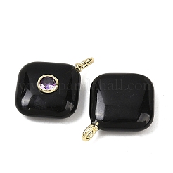 Natural Obsidian Pendants&nbsp;G-K372-05G-06