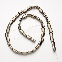 Electroplate Non-magnetic Synthetic Hematite Bead Strands&nbsp;G-F300-01A-06