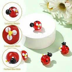 2Pcs Handmade Lampwork Beads&nbsp;LAMP-YW0001-87